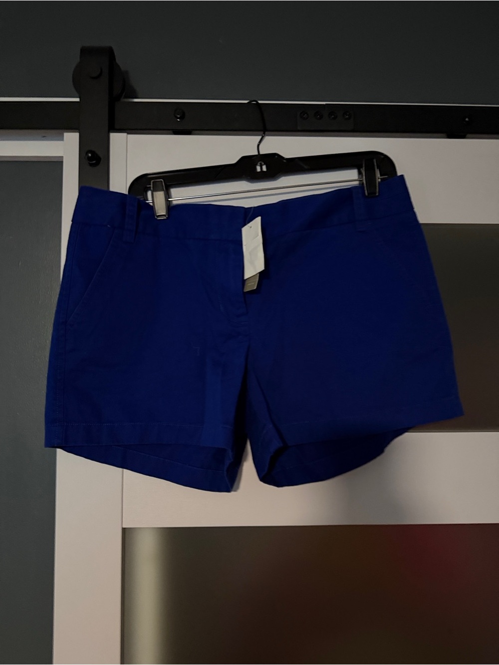J. Crew Women's Cobalt Blue Chino Shorts